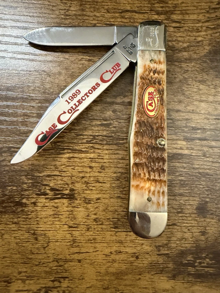 Cuchillo Club Coleccionista Case XX USA ROG 6211 1/2 SS 1989 Estuche English Jack Foto 1 de 4