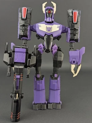 Transformers Animated Shockwave complete Hasbro 2009 Voyager Purple Target - Image 1 of 4