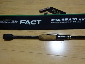 Extreme Evergreen Combat Stick Hercules HFAS-65ULST Lightly Used Fishing Rod - Picture 1 of 9