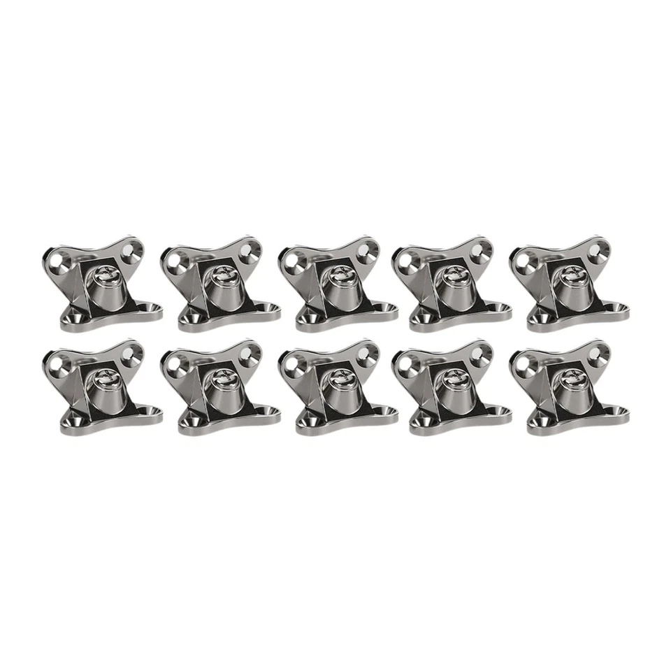 10 pezzi staffa di supporto ad angolo retto per mensole per armadietti con - Immagine 1 di 1