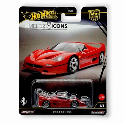 Hot Wheels 2025 Premium Car Culture Timeless Icons Ferrari F50 - Image 1 of 2