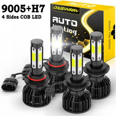 Para Para Kia Optima 2016 2017 2018 Faro LED Luces altas / bajas 9005 Bombillas Foto 1 de 4