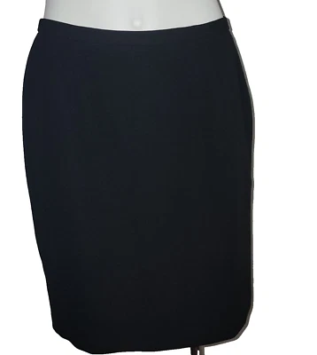 Falda lápiz negra Karen Scott Petites para mujer talla 8P Foto 1 de 4