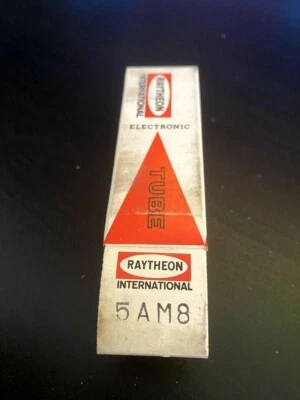 Raytheon 5AM8 Áudio Eletrônico Antigo Rádio HAM Aspirador NOS Tubos - Imagem 1 de 4