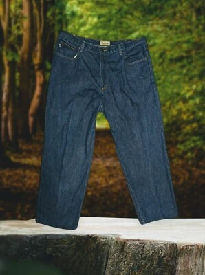 L.L. BEAN Relaxed Fit 40x30 Blue Men's Jeans Classic Heavy Denim 100% Cotton  - Image 1 of 4