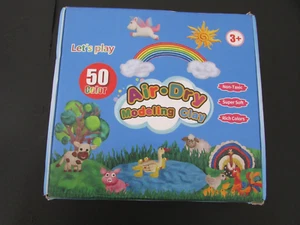 Air Dry Clay for Kids, 50 Colors Modeling Clay Kit with 3 Sculpting Tools - Picture 1 of 3
