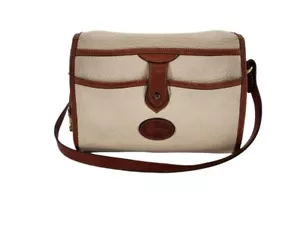 Bolso bandolera vintage Dooney & Bourke Essex de cuero guijarros bolso de hombro con punta - Imagen 1 de 13