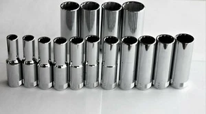 Craftsman 1/2in. Drive Socket Set 12 point Deep and Stand. SAE/ Metric - Choose - Picture 1 of 6