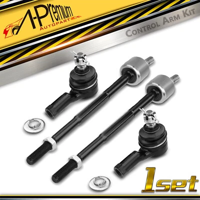 Конец внешнего и внутреннего анкерного стержня для Honda Accord 1982-83 и 1986-89 Civic Prelude 4 шт. - Изображение 1 из 4