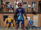 MARVEL Legends Galactus BAF - Toy Biz Silver Surfer And The Fantastic Four - Lot