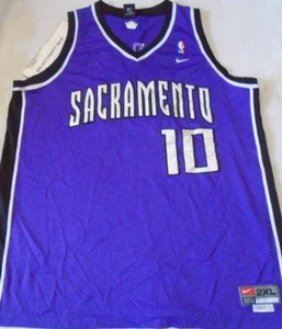 Vintage Nike Sacramento Kings Mike Bibby Basketball NBA Sewn Jersey 2XL Adult - Picture 1 of 2