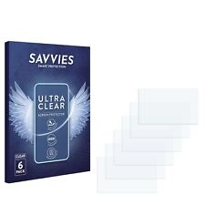 Savvies 6x Folie für Cowon Q5 Schutzfolie Displayschutz Display Schutz Klar