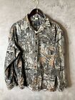 Vintage Rattlers Brand Camo Button Up Shirt USA Made 90's Mens XL Hunting