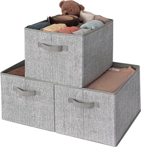 Jumbo Closet Storage Bins, Storage Baskets for Organizing, Fabric Storage Bin... - Picture 1 of 1