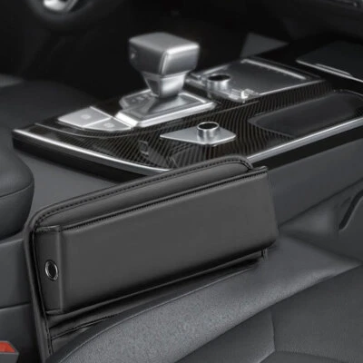 Asiento de coche ambos lados bolsillo organizador grietas hueco relleno caja de almacenamiento accesorios Foto 1 de 4