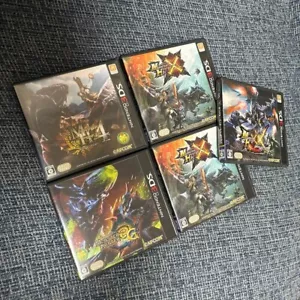 Nintendo 3DS Monster Hunter 3G & 4 & 4G & X & XX set Bulk Sale Japanese - Picture 1 of 6