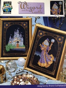 Leisure Arts "Zauberer und sein Schloss" Kreuzstichkarten - Bild 1 von 1