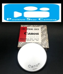 🎦VIDEO👀✨Unbenutzt✨ Canon Metallgehäuse Objektivdeckel Silber Leica Schraube L39 aus JAPAN - Bild 1 von 6