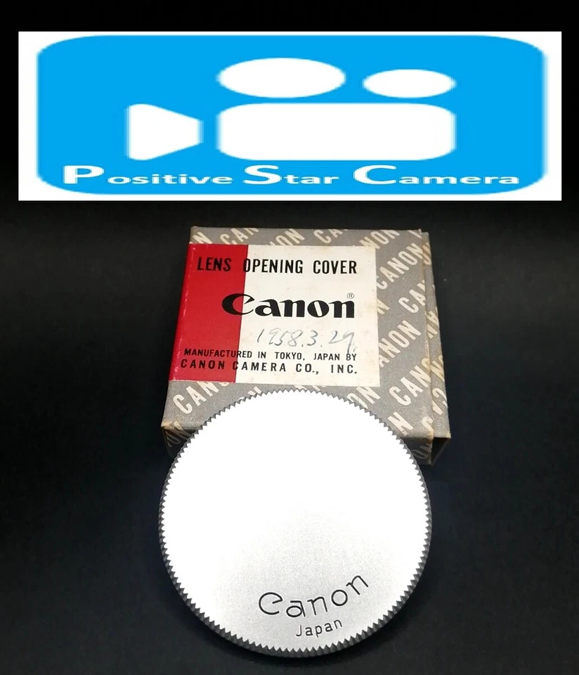 🎦VIDEO👀✨Sin usar✨ Tapa de lente de cuerpo de metal Canon Tornillo Leica plateado L39 de JAPÓN Foto 1 de 4