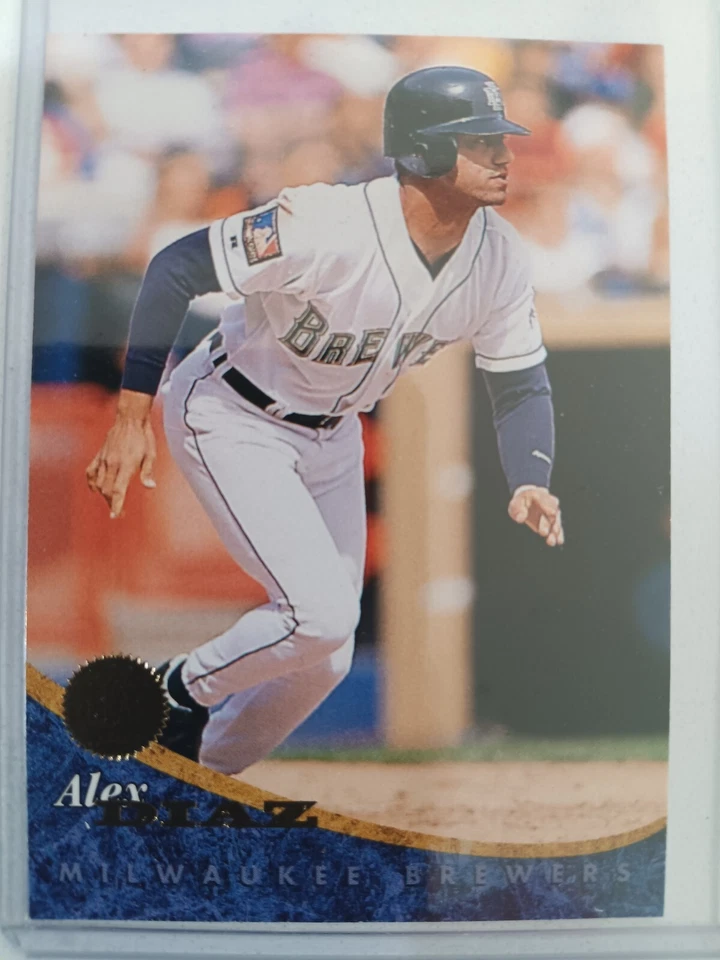 ALEX DIAZ BREWERS 1994 THE LEAF SET BY DONRUSS BASEBALL CARD #250 - Image 1 of 1