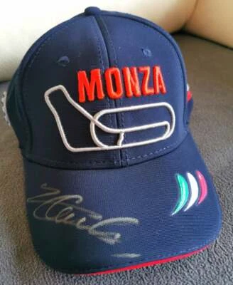Charles Leclerc SIGNED  MONZA official track baseball cap - Image 1 of 4