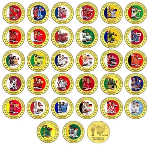 Coppa del Mondo di calcio Qatar Coin Challenge 2022 squadre tifosi 32 paesi sfida - Foto 1 di 44