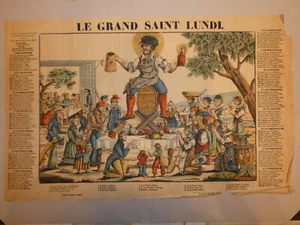 Lithographie - le grand saint lundi   - Pellerin / - Imagen 1 de 1