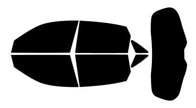 Тонировка окна для Infiniti FX серии 2003-2008 предварительно вырезанная нанокерамическая автомобильная пленка набор - Изображение 1 из 4