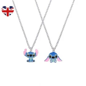 Lilo and & Stitch Halskette Kette Anhänger Geschenk Geschenk Schmuck Metall Geburtstag - Bild 1 von 5