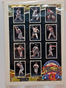Juego de 11 tarjetas Topps 1993 oro negro certificado de béisbol ganador C - sellado - Imagen 1 de 1