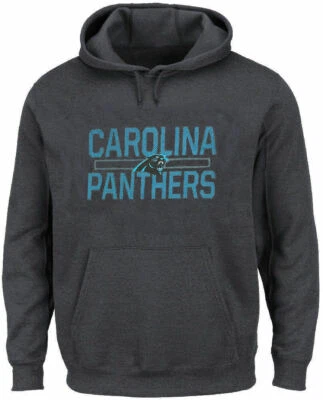 Carolina Panthers Charcoal Kick 2 Return Pullover Hoodie Sweatshirt (XL) - Image 1 of 4