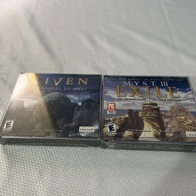 Myst 3 + Riven The Sequel To Myst PC Game New & Sealed - Image 1 of 4