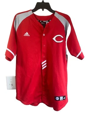 Joey Votto #19 MLB Cincinnati Reds Adidas Baseball Jersey Youth XL 18/20 - Image 1 of 4