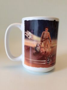 Star Wars Coffee Cup - Episode VII The Force Awakens - LARGE - Rey, Fin, R2D2