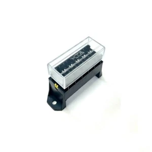 6-Wege Klinge Sicherungshalter Box Sicherungskasten - Unterseitenanschlüsse 12 V/24 V - Bild 1 von 3