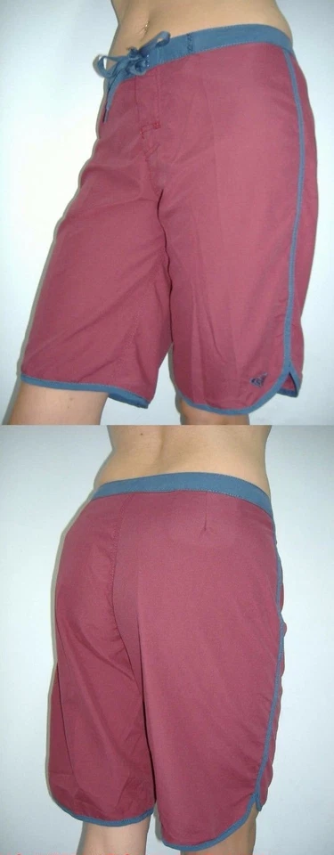 New Junior Womens 3 Roxy Original Maroon Surf Swim Board Shorts MSRP $40 - Изображение 1 из 1