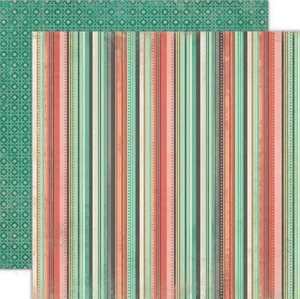 My Mind's Eye, So Sophie, Clever, 2 x 12" Cardstock, Pure Bliss, True Stripe - Picture 1 of 3