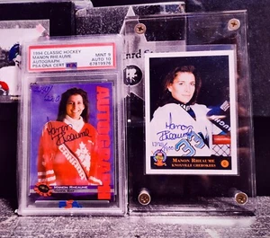 1994 Manon Rheaume Classic Draft Picks Autograph Set PSA 9 10 Auto - Picture 1 of 1