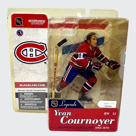 McFarlane NHL Yvan Cournoyer Montreal Canadiens Red Jersey Legends Figure Cover