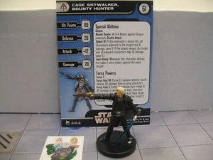 =Star Wars Miniatures LEGACY OF THE FORCE Cade Skywalker, Bounty Hunter 40/60 wc - Picture 1 of 1