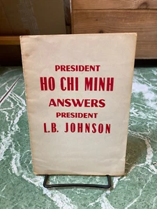 PRESIDENT HO CHI MINH Answers President LB Johnson / FLPH Hanoi 1967 - Picture 1 of 3