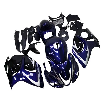Blue Black Fairings Plastics for GSXR1300R Hayabusa 2008 - 2020 Suzuki Bodywork - Image 1 of 4
