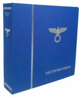 Schaubek Ganzleinen-Schraubbinder Deutsches Reich mit Länderprägung und Reichsad