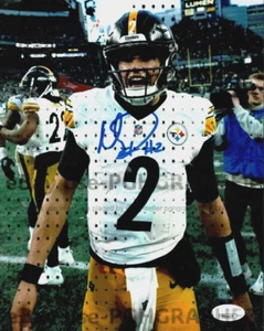 MASON RUDOLPH SIGNIERT 8x10 - Pittsburgh Steelers - Oklahoma State - J.S.A. Cert. - Bild 1 von 3