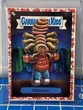 2020 Garbage Pail Kids GPK Late to School #72a Ned Lice Red #44/75 Rare
