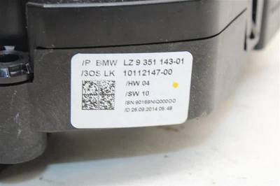 Used Steering Column Control Switch fits: 2015 Bmw 428I rain sensor w/heated ste Foto 1 de 4