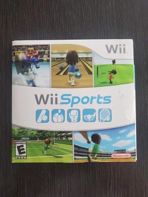 Wii Sports (Nintendo Wii, 2006) CIB Sleeve, Tested CD Surface Scratches - Image 1 of 4