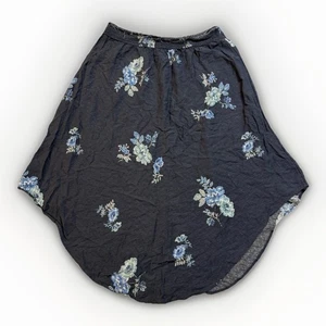 Falda 100 % viscosa azul flores tobillo elástico sin marca para mujer talla XL (16-18) - Imagen 1 de 11