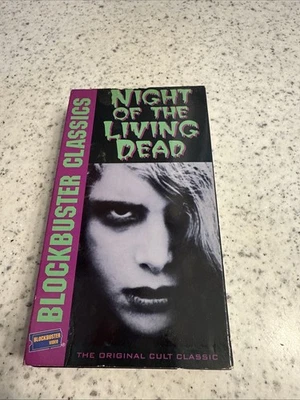 Night of the Living Dead (1968) VHS Tape Blockbuster Video 1993 Zombie Horror - Image 1 of 4