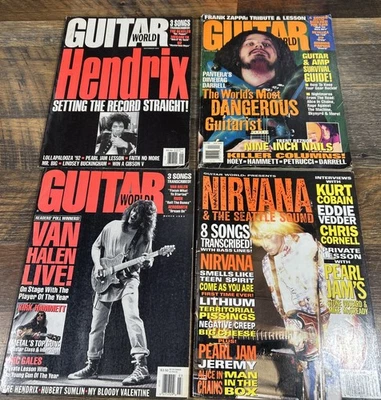 Guitar World Magazine (Lot of 4) 1992-1994 Foto 1 de 4